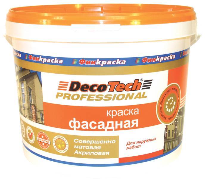 Краска DecoTech Фасадная база LС 9 л