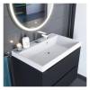 Раковина Uperwood Classic Quartz 291030003 белая матовая, жасмин, 70x45 фото 3