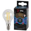 Лампа светодиодная филаментная ЭРА E14 11W 4000K прозрачная F-LED P45-11w-840-E14 Б0047014 фото 3