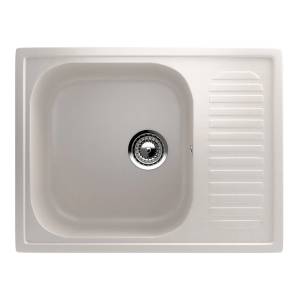 Мойка кухонная Uperwood Simple (Симпл) UPD-301-331 белая, 64x49