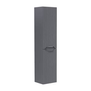 Шкаф-пенал Equil Mirage ppMIRAGE36.R.KZ-07 с корзиной для белья, графит софт, 160x36