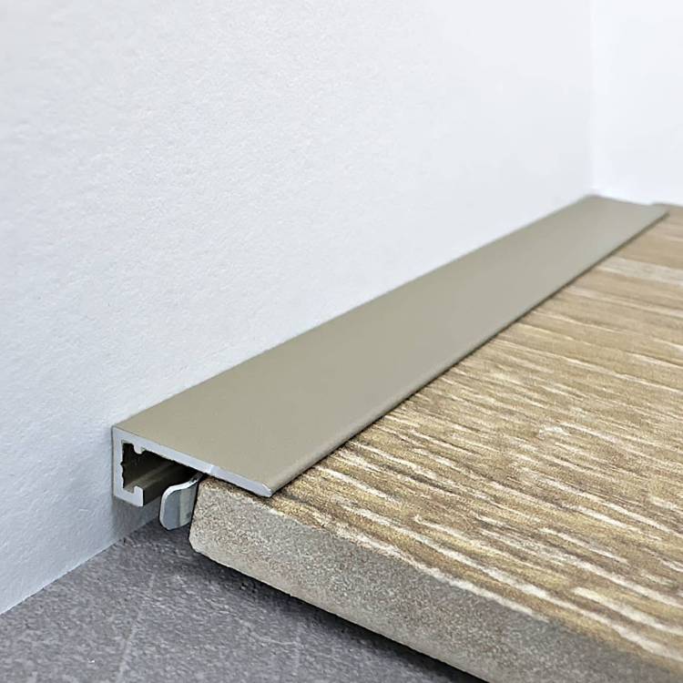 Микроплинтус TeckWood RAL 7048 М-6 Муар Титан 2000x15x6