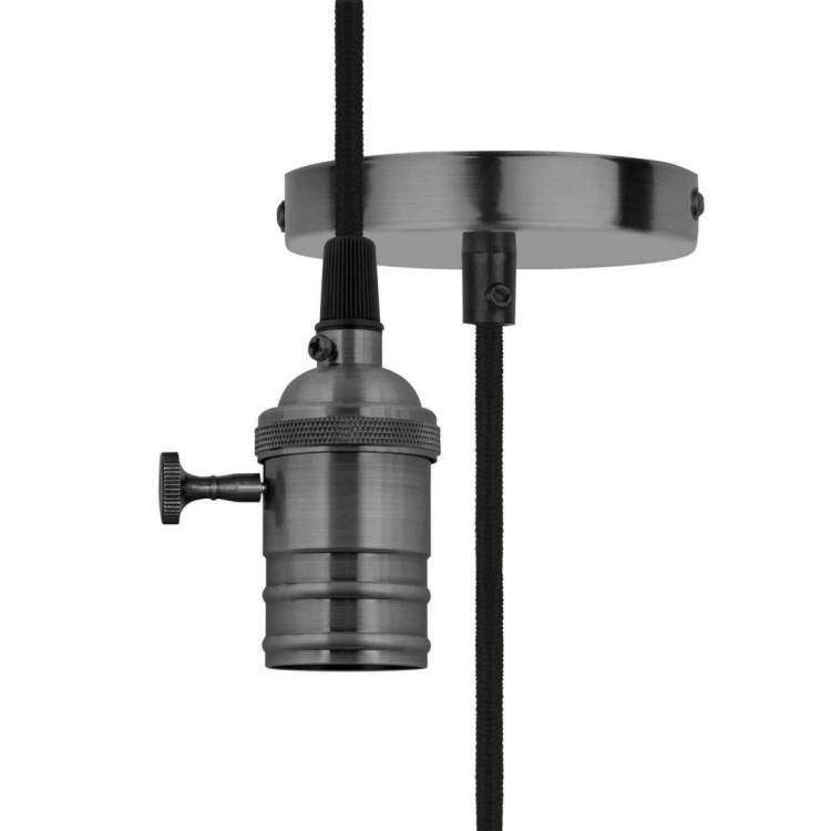 Подвесной светильник Uniel DLC-V-S24K/E27 TS/1M/BL Pearl Black