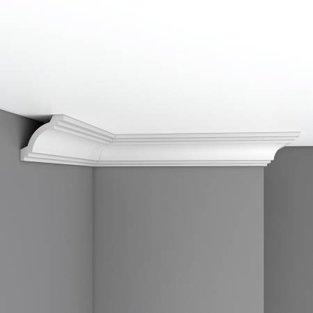 Плинтус потолочный гладкий DECOMASTER 96257 240x7x7