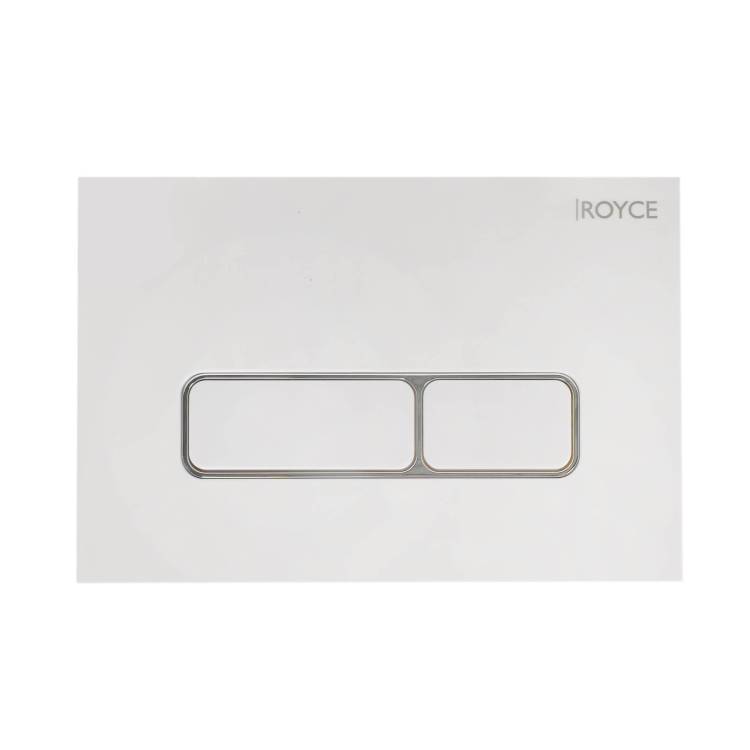 Кнопка смыва Royce Pro RCT-110511WH квадратная, белый