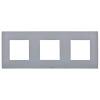 Рамка 3-постовая IEK Skandy SK-M32-K03 серый фото 4