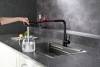 Смеситель для кухни AQUAme Cucina AQM9902MB с выдвижным изливом, черный матовый фото 13