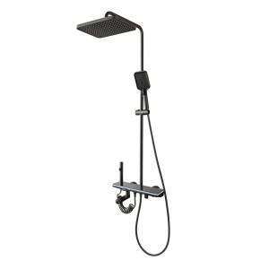 Душевая система Watersense Paula Powerful W01826 графит