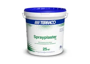 Шпатлевка финишная для машинного нанесения Terraco Sprayplaster FC 25 кг