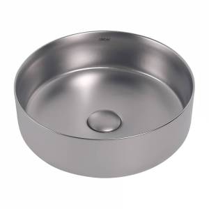 Раковина Abber Bequem AC2108MS 35 см, серебро матовое