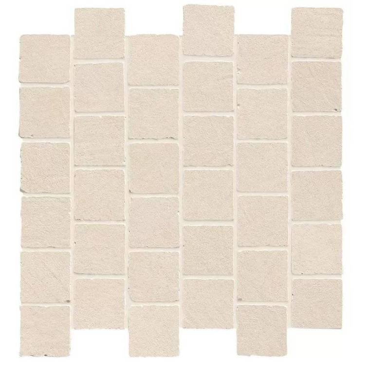 Мозаика Atlas Concorde Boost Natural A7CF Kaolin Mosaico Tumbled 31x31