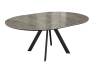 Стол Дик DikLine SKC120 00-00076866 tundra gris, подстолье черное, опоры черные 120(160)x120x76 фото 2