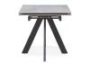 Стол Woodville Невис 553538 creto statuario cara polished, черный 140(200)x80x76 фото 5