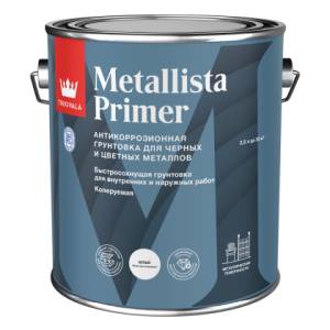 Антикоррозионная грунтовка Tikkivala Metallista Primer база АP 2.5 л