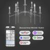 Большая люстра на штанге Eurosvet Anders 60142/9 хром Smart фото 4