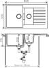 Мойка кухонная Tolero Loft TL-860/001 cерый металлик фото 2