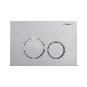 Кнопка смыва CHARUS SPAZIO FP.330.46.01, матовый хром