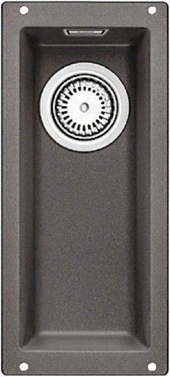Мойка кухонная Blanco Subline 160-U 523397 темная скала