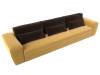 Прямой диван Лига Диванов Лига-008 Long 119041 желтый, коричневый фото 6