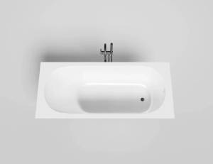 Ванна из искусственного камня Salini Ornella S-Sense 170x75, матовая