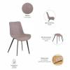 Стул Bradex Home Oscar FR 0609, латте фото 7