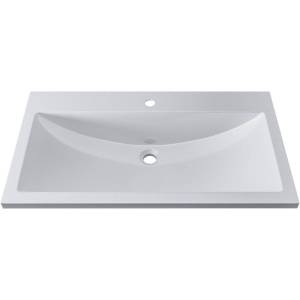 Раковина Uperwood Self 4538341002 80 см, белая глянцевая