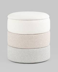 Пуф Stool Group Hive S 19A240L LX-8-9-10 букле бежевый