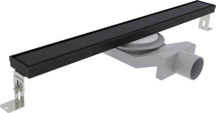 Душевой трап (лоток) Plumberia Selection PSL Linear 80 см, черный матовый