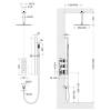 Душевая система Timo Selene SX-2229/00SM с термостатом, хром фото 4