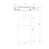 Магнитный трековый светодиодный светильник Elektrostandard Slim Magnetic 85190/01 20W 4200K Comfi черный фото 4