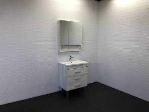 Мебель для ванной Comforty Никосия-70Н дуб белый