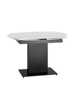 Стол обеденный Stool Group Хлоя DF120T 120 white DUAL керамика светлая 120(180)x90x75