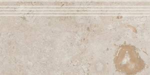 Ступень Kerama Marazzi Про Лаймстоун DD205420R\GR бежевый темный натуральный обрезной 60x30