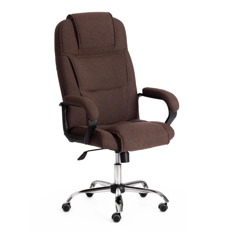 Кресло компьютерное Tetchair Bergamo 19398 коричневый