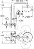 Душевая стойка Grohe Tempesta Cosmopolitan System 250 26670000 с термостатом, хром фото 4