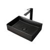 Раковина Gid Geométrico 53360 Bm1204 45 см, черная матовая
