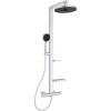 Душевая стойка Ideal Standard Alu+ BD583SI с термостатом, серебряная