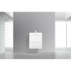 Тумба с раковиной BelBagno Pietra Mini 50 bianco lucido фото 8