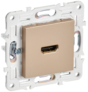 Розетка HDMI IEK Skandy SK-H10-K98 песочный