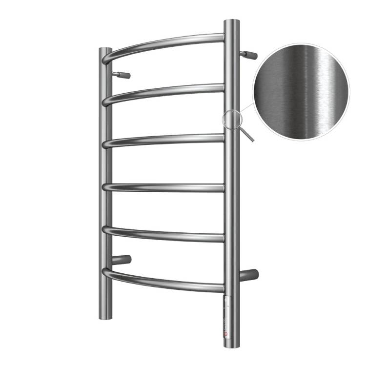 Полотенцесушитель электрический Terminus Классик П6 40x65, quick touch, сатин