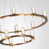 Большая подвесная светодиодная люстра Odeon Light Defance 7144/110L фото 4