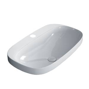 Раковина Scarabeo Moon 5512 41 72 см, белая жемчужная