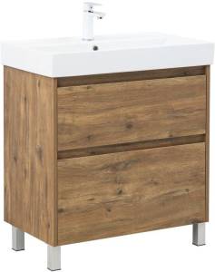 Тумба с раковиной Aquanet Nova Lite 2.0 75 348196 Дуб рустикальный