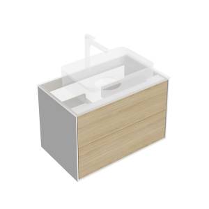 Тумба под раковину Kerama Marazzi Plaza Modern KMPMCb80MVc2 дуб виченца, 80 см