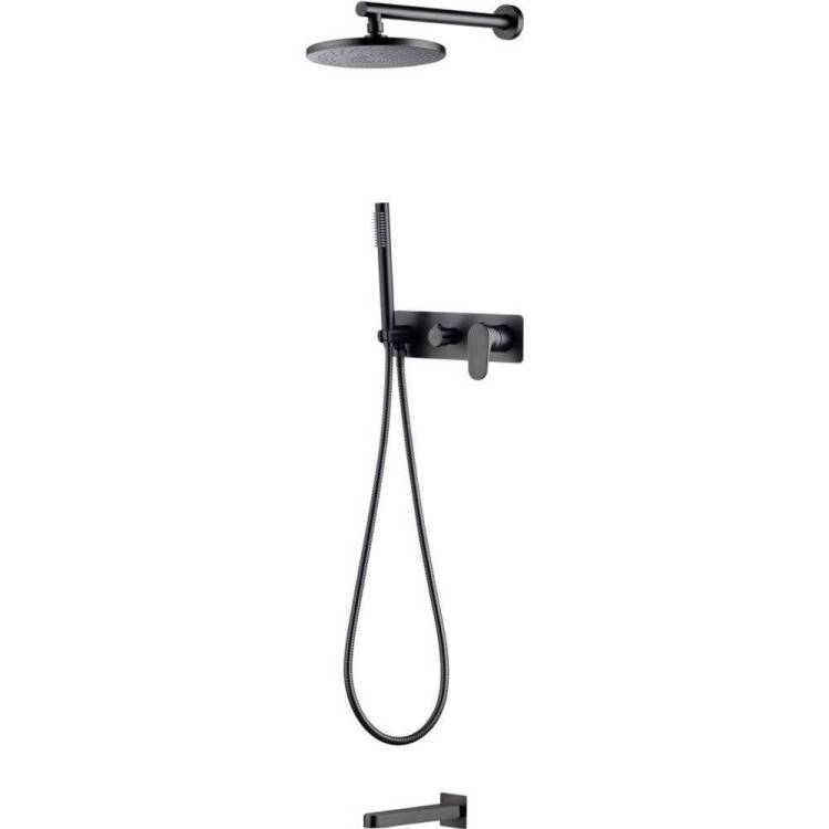 Душевой комплект Boheme Spectre 454-2-GM Gunmetal