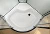 Душевая кабина Royal Bath Fato FATO RB 100CK-T-BL профиль черный, стекло прозрачное, 100x100x215 фото 7
