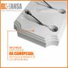 Вешалка Elghansa Hermitage HRM-690-White/Chrome на 5 крючков, белый-хром фото 4