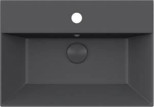 Раковина Isvea SistemaZ Frame 10SF50060SV-2C антрацит матовый, 60x42