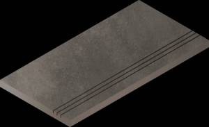 Бордюр Italon Миллениум x2 620090001192 Блэк закругленный грип 30x120