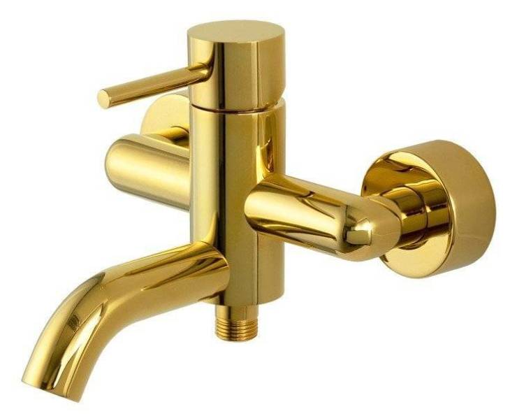 Смеситель для ванны Remer X-Style X05DO золото глянцевое